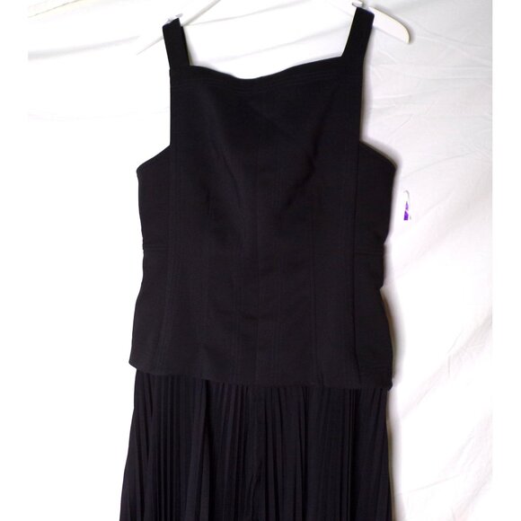 🆕 ACLER Hollinshill Pleated Sleeveless Maxi Dress Black 8 - Picture 7 of 11